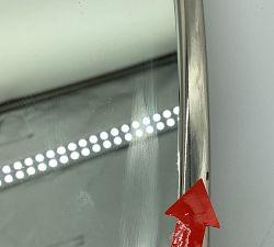 Open Box: Sansome Oval Pivot Mirror - Polished Nickel