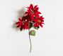 Faux Poinsettia Stem