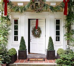 Faux Lit Mixed Berry Wreath &amp; Garland
