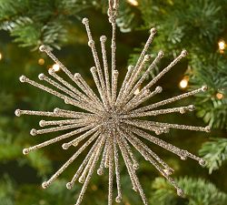 Glitter Starburst Ornament