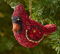 Beaded Cardinal Ornament