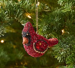 Beaded Cardinal Ornament