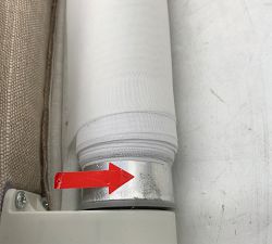 Open Box: Emery Linen Cordless Roman Light Filtering Shade (36"W x 64"L) - Oatmeal