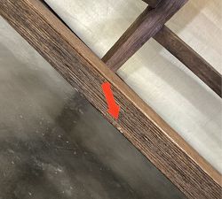 Open Box: Layton Leather Counter Stool (25") - Statesville Pebble