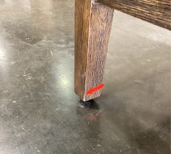 Open Box: Layton Leather Counter Stool (25") - Statesville Pebble