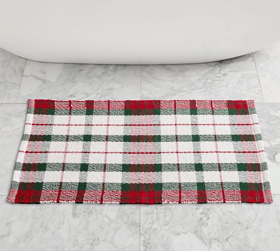 Thatcher Plaid Bath Mat