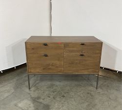 Open Box: Graham Wide Modular File Cabinet (45") - Auburn Poplar