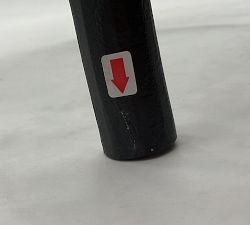 Open Box: Estrada Metal Counter Stool (26"H) - Hammered Gunmetal