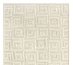 Geo Block Hand-Tufted Wool Rug
