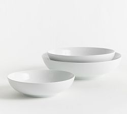 Great White  Stoneware Serving Bowls - Set of 3