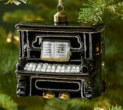 Glitter Guitar Ornament