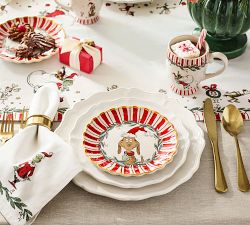 The Grinch™ Stoneware Appetizer Plates - Mixed Set of 4