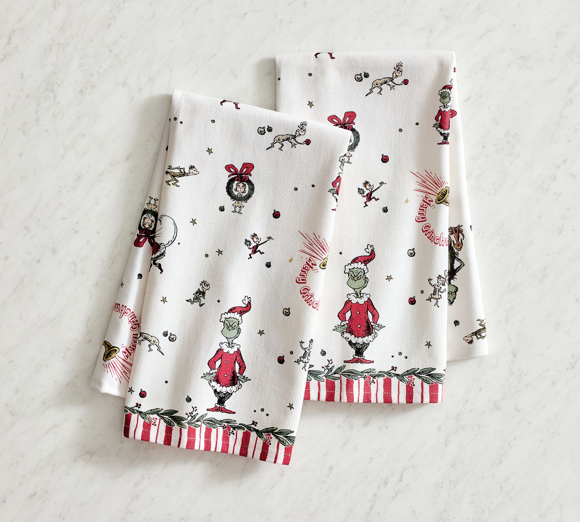 The Grinch™ Cotton Tea Towel - Set of 2