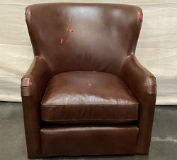 Open Box: Willem Leather Armchair - Legacy Chocolate