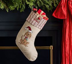 The Grinch™ Wheat and Pinstripe Stocking
