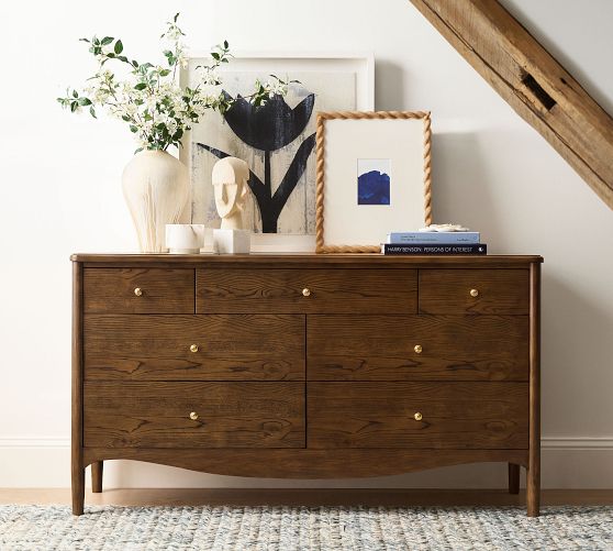 pottery barn brown dresser Dark Finish Dressers & Armoires cheap small dresser