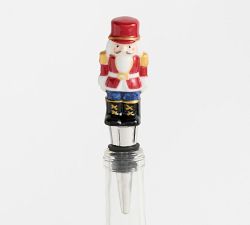 Ceramic Nutcracker Wine Stopper
