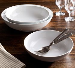Great White  Stoneware Serving Bowls - Set of 3