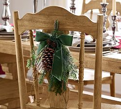 Faux Frosted Pine Swag