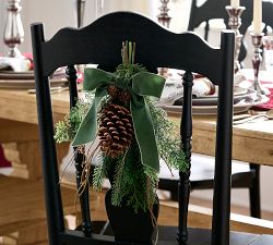 Faux Frosted Pine Swag