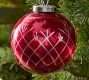 Red Cut Glass Ornament
