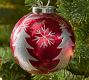 Red Cut Glass Ornament