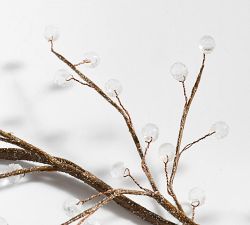 Glitter Twig Garland