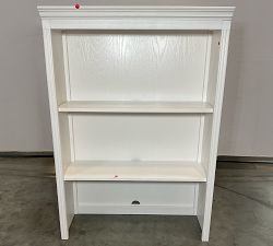 Open Box: Livingston Bookcase Hutch (35") - Montauk White