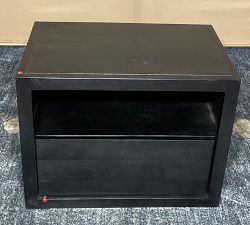 Open Box: Cayman Nightstand without Glass Top (27") - Warm Black