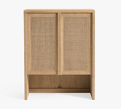 Open Box: Marina Cane Modular Home Office Cabinet Hutch (36"W x 46"H) - Seadrift