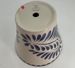 Open Box: Puebla Cachepot, Large (13"D x 11.5"H) - Blue &amp; White