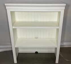 Open Box: Aubrey Modular Media Shelf Hutch (36"W x 48"H) - Dutch White