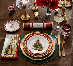Nostalgic Christmas Stoneware 12-Piece Dinnerware Set