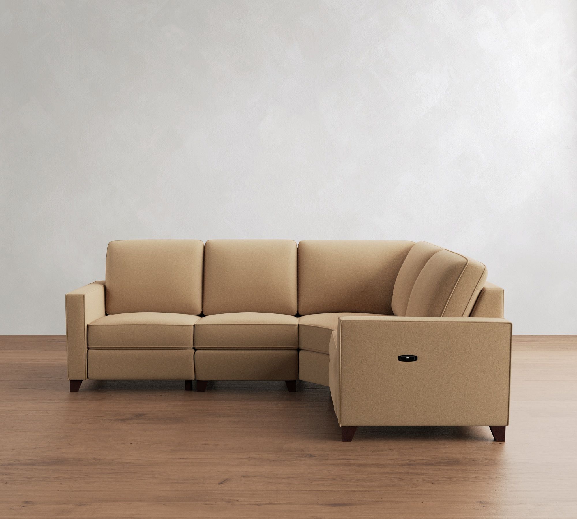 Cameron Square Arm Reversible Power Reclining Sectional (109"–123")