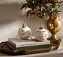 Floral Ceramic Ornament Object