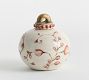 Floral Ceramic Ornament Object