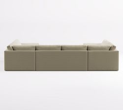 Jake Slipcovered U-Shaped Outdoor Sectional (144")