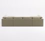 Jake Slipcovered U-Shaped Outdoor Sectional (144")