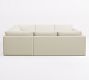 Jake Slipcovered U-Shaped Outdoor Sectional (144")