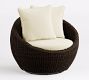 Torrey Wicker Swivel Outdoor Papasan