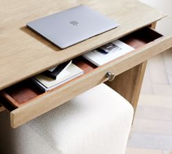 Livingston Writing Desk &amp; Lateral File Cabinet Bookcase (70")