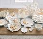 Coastal Embossed Stoneware Oyster Serving Platter
