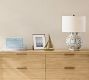 Handcrafted Bird Print Ceramic Table Lamp (22")