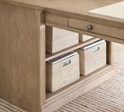 Livingston Peninsula Desk with 105" Bookcase Suite