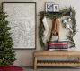 Faux Lit Cedar Berry Pine Wreath &amp; Garland
