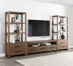 Harlo Open Bookcase with Drawers (30")