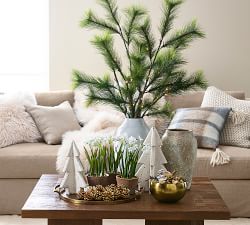 Handcrafted Terracotta Speckled Christmas Trees
