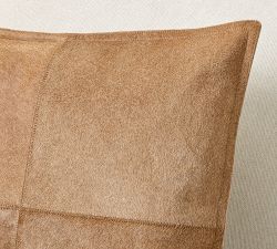 Pieced Hide Pillow Cover