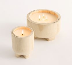 Airstream Wood Carved Candle - Coastal Berry