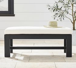 Malibu Metal Outdoor Dining Bench (48")